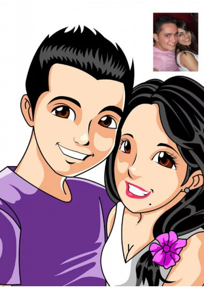 Caricatura Colorida (Vetor) Caricatura Colorida (Vetor)