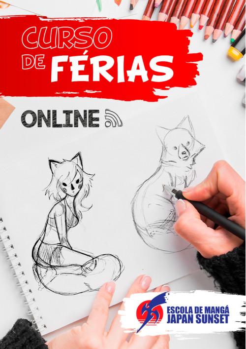 Curso de Férias Online de Mangá - Japan Sunset